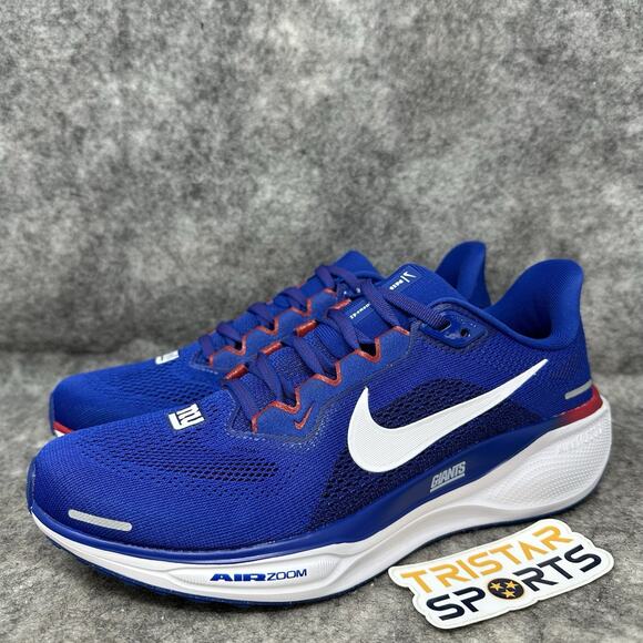 New York Giants Nike Zoom Pegasus 41 Running Shoes Mens Size 9 FZ5088-400 NFL - Picture 1 of 8